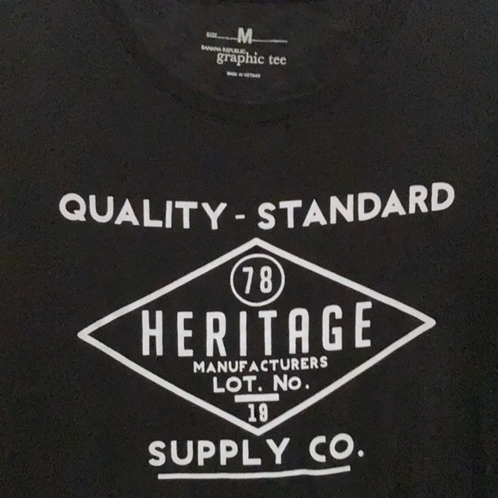 Banana Republic Graphic T-shirt Men's Size Medium‎